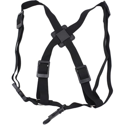 Verstelbare Saxofoon Borst Schouderband Harness Muziekinstrument Accessoire black