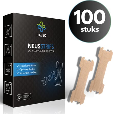 Haleo® Neusstrips - 100 Neuspleisters