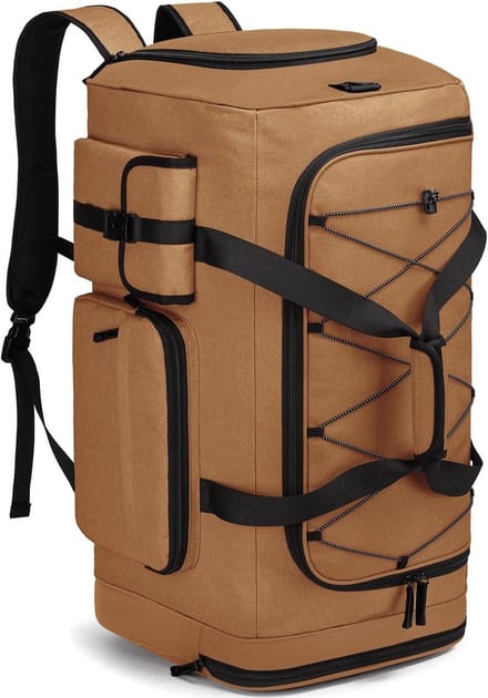 Grote Reisrugzak van 75 Liter, Sporttas met Schoencompartiment, Ideaal voor Weekendtrips en Training