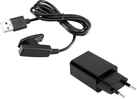 Oplader met adapter geschikt voor Garmin Forerunner 735xt, 230, 235, 630 - Strap-it Oplaadkabel - charger - lader