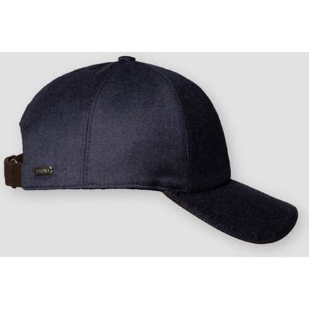 Eton Cap Brushed Wool Reda Weave Navy / male