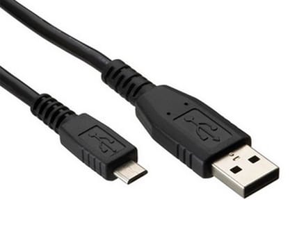Hamlet XUMICROU150B USB-kabel USB 2.0 1,5 m USB A Micro-USB B Zwart