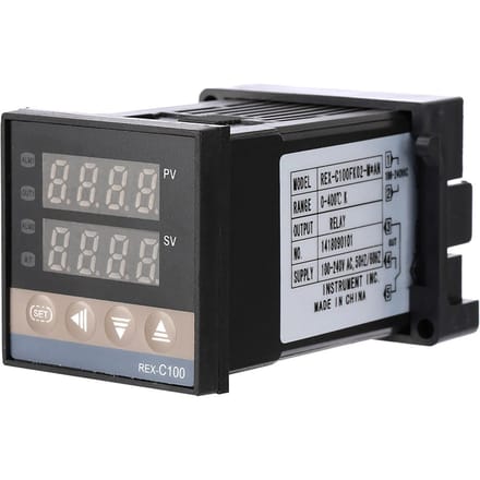 PID Digitale Temperatuurregelaar Relaisuitgang REX C100FK02 M*AN gray