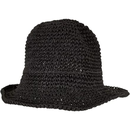 Urban Classics - Braid Bast Bucket hat / Vissershoed - Zwart