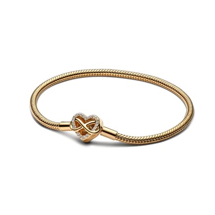 Pandora 563758C01-19 - Sparkling Infinity Heart - Armband-lengte 19 cm