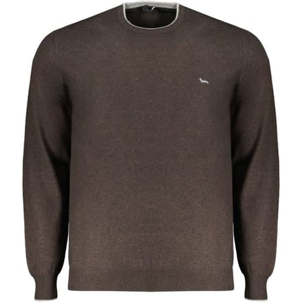 Rundhals Trui Bruin Melange
