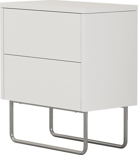 Vicco Calvin Nachtkastje – 45 x 50 cm Wit