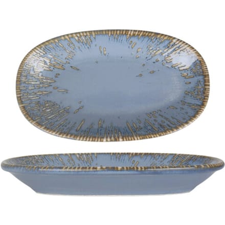 Bonna Serveerschaal - Sky Snell - Porselein - 24x14 cm - set van 2