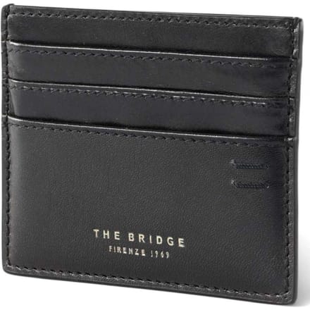 Kaarthouder The Bridge Man Black Leather - 01420401-7R