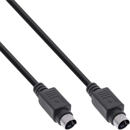 InLine 89950 S-videokabel 2 m S-Video (4-pin) Zwart