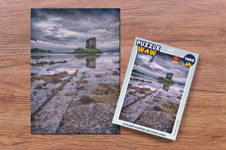 Puzzel Stalker Kasteel bij Loch Laich - Legpuzzel - Puzzel 1000 stukjes volwassenen