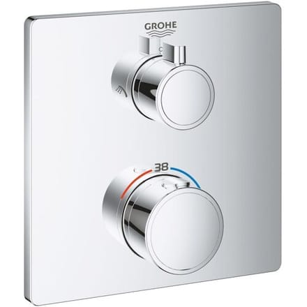 Grohe thermostatic shower mixer for SmartBox with integrated 2-way diverter 24079000
