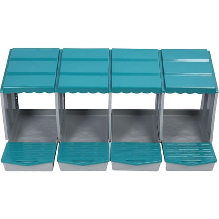 Kippennestkast PP Kippenei Legbox voor Kippen Eenden Pluimvee Comfortabel Ruim Gemakkelijk Schoon te Maken Type 3
