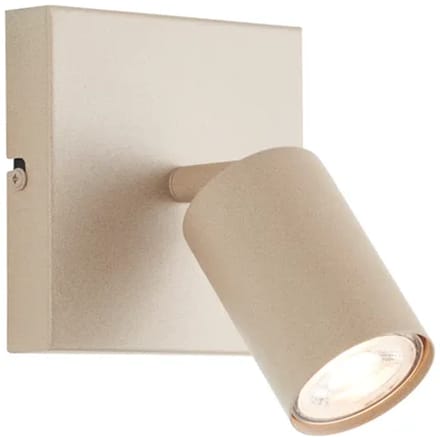 Brilliant Jello - Wandlamp - LED GU10 1x5W - 350lm - 3000K - Dimbaar - Champagne