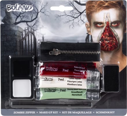 Boland - Set schmink Zombie-rits - - Schminkset - Carnaval, Halloween, Themafeest - Halloween schmink - Horror