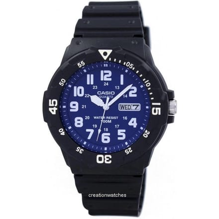 Casio Quartz Analog MRW-200H-2B2V MRW200H-2B2V Heren horloge