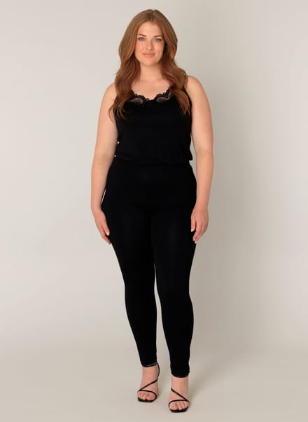 BASE LEVEL CURVY Andrea Legging - Black - maat 5(58/60)