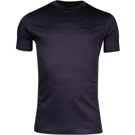Thomas Maine T-Shirt Crew Neck Uni Color Soft Liquid Cotton Navy / male