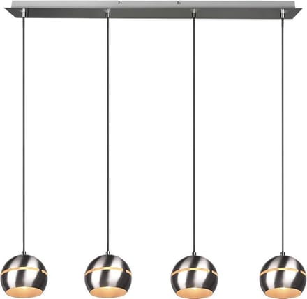 Trio Fletcher - Hanglamp - Nikkel