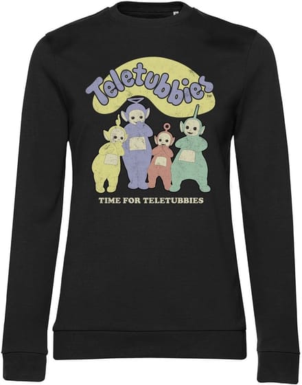 Teletubbies Dames Time Fore Girly-sweatshirt CPLG-53-TTUB003-H87-5