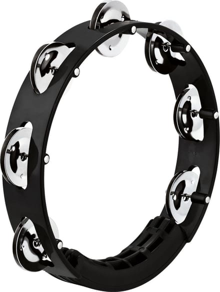 Meinl Tour Tambourine HTT8BK Single Row - Tamboerijn