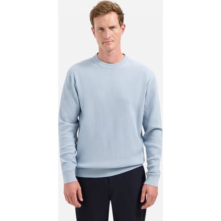 No Excess Pullover Crewneck Rib Dusty Blue Größe: XL | Pullover Outlet | Herren | Blau