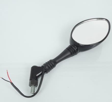 Omkeerbare spiegel Mad Araknoid carbon met knipperlicht voor motor M10 P1.25 std