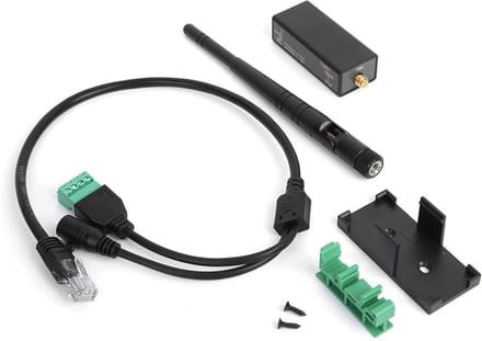 Wifi Seriële Server - Draadloze Module - Netwerk Communicatie - Externe Antenne - RJ45 Interface - Grijs