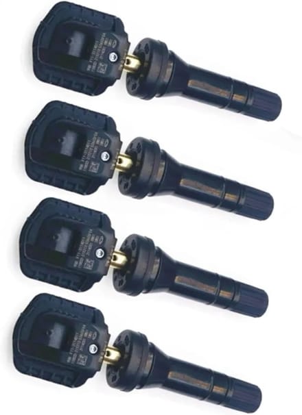 Bandenspanning Sensor - TPMS Sensor - Veilige Rit - Real-time Monitoring - 4 Stuks - Zwart