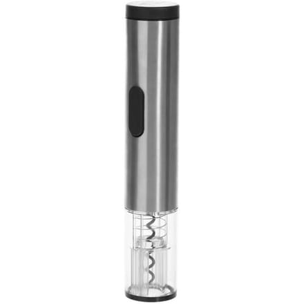 Kurkentrekker elektrisch RVS zilver 9 x 6 x 28 cm - Wijnopener