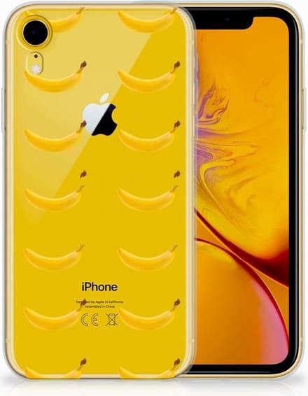 Apple iPhone Xr Siliconen Case Banana