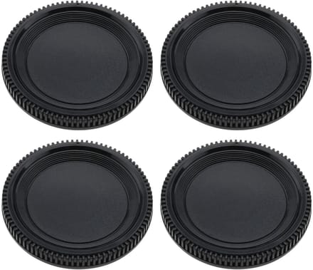 Store_9 - Body Cap - Camera Protector - 4 stuks - Zwart - Compatibel met Nikon F Mount - Bescherming voor camera en sensor