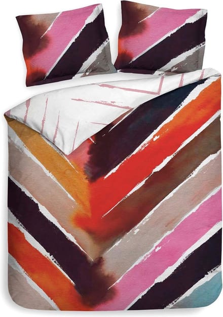 Heckett Lane Dekbedovertrek Katoen Satijn Ruth - multi 200x200/220cm
