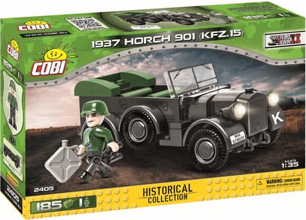 COBI Historical Collection WWII 1937 Horch 901 - Constructiespeelgoed - Bouwpakket - Modelbouw