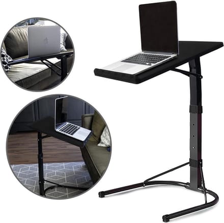 Inklapbare bijzettafel voor laptop | In hoogte verstelbaar | Inklapbaar | Laptopstandaard