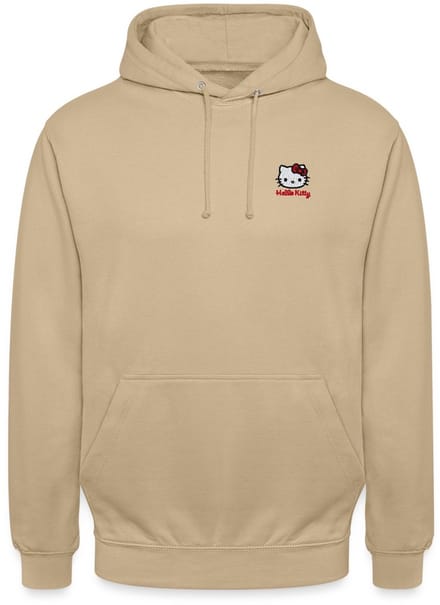 Hello Kitty Geborduurd Portret Hoodie Unisex