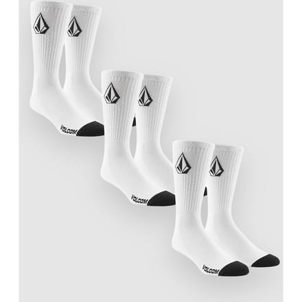 Volcom Full Stone 3Pk Sokken wit