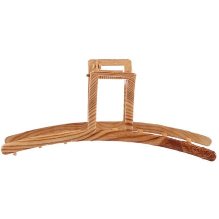 Herfst Mode Metaal Houtnerf Haarclips Haaienklem Dames Haaraccessoires Koreaanse Haarklem brown