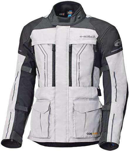 Held Pentland Grijs Zwart Waterdicht Textiele Motorjas - Jas