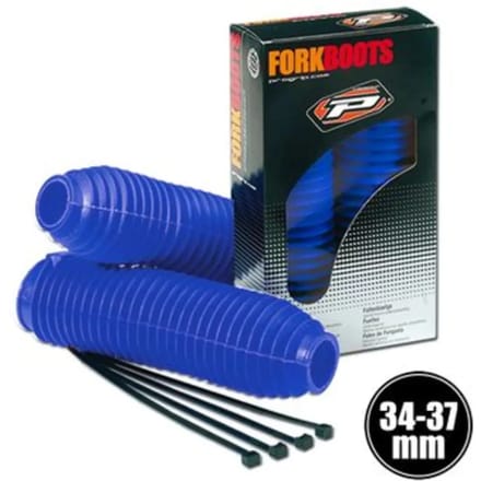 Paar voorvorkbeschermers voor motorfiets Progrip