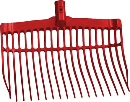 Mestvork Kunststof - Rood - zonder steel