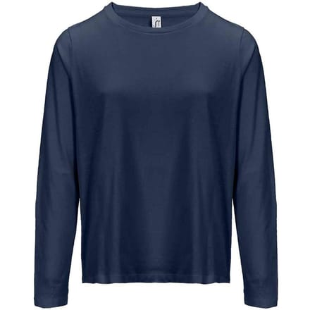 SOLS Dames/Dames Monarch T-shirt met lange mouwen (Marine)