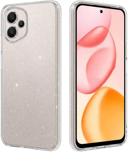 Hoesje geschikt voor HONOR 400 - Techsuit Sparkle Skin Glitter Silicone Back Cover - Transparant