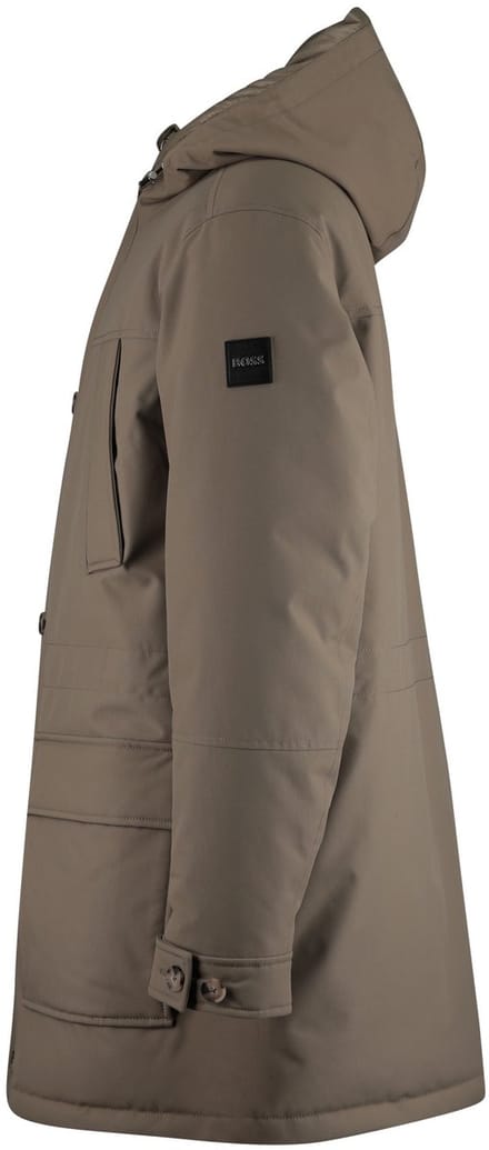 Hugo Boss winterjas khaki