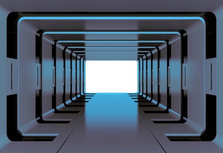 Fotobehang Space Science Fiction Modern | XL - 208cm x 146cm | 130g/m2 Vlies