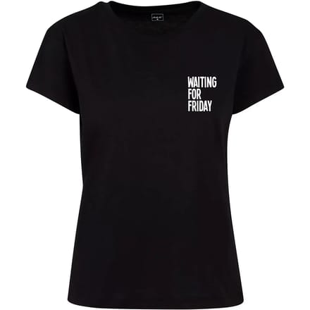 Mister Tee - Waiting For Friday Box Dames Tshirt - 5XL - Zwart