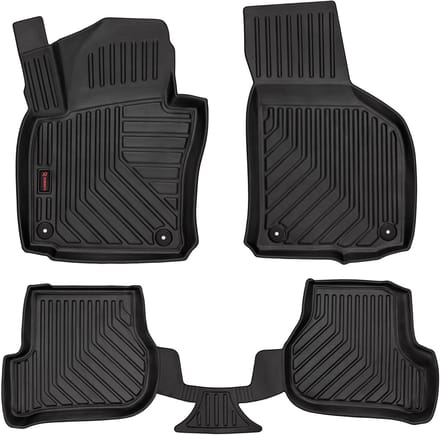 Wielganizator 3D Serie - Rubberen Automatten - Volkswagen Jetta V - 2005-2011 - 5cm Rand