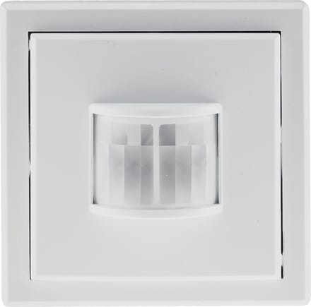 Inbouw Bewegingssensor voor binnen IP20 - Bewegingsmelder met detectiehoek 160° - Bewegingsdetector op batterijen - Wit