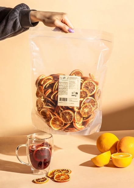 KoRo | Gedroogde sinaasappelschijfjes 500 g