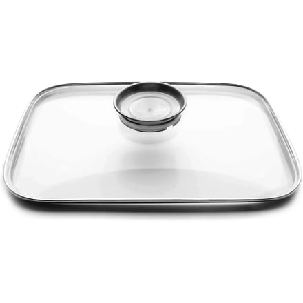 Glazen deksel voor braadslede Lacor 34x28x8 cm